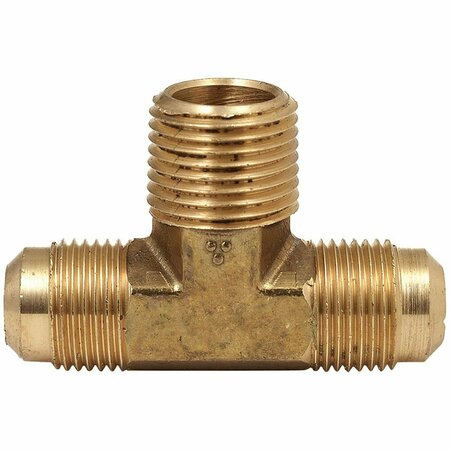 THRIFCO PLUMBING #45 5/16 Inch Flare x 1/4 Inch MIP Brass Tee 9445008